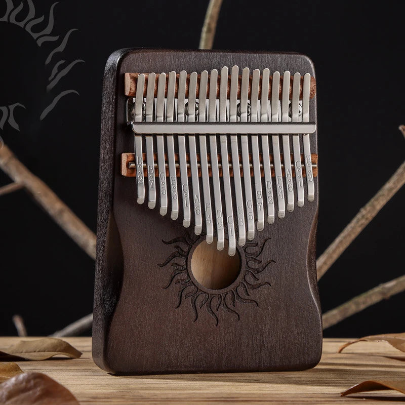 Hluru Maple Kalimba – 17-21 Key Acrylic Thumb Piano