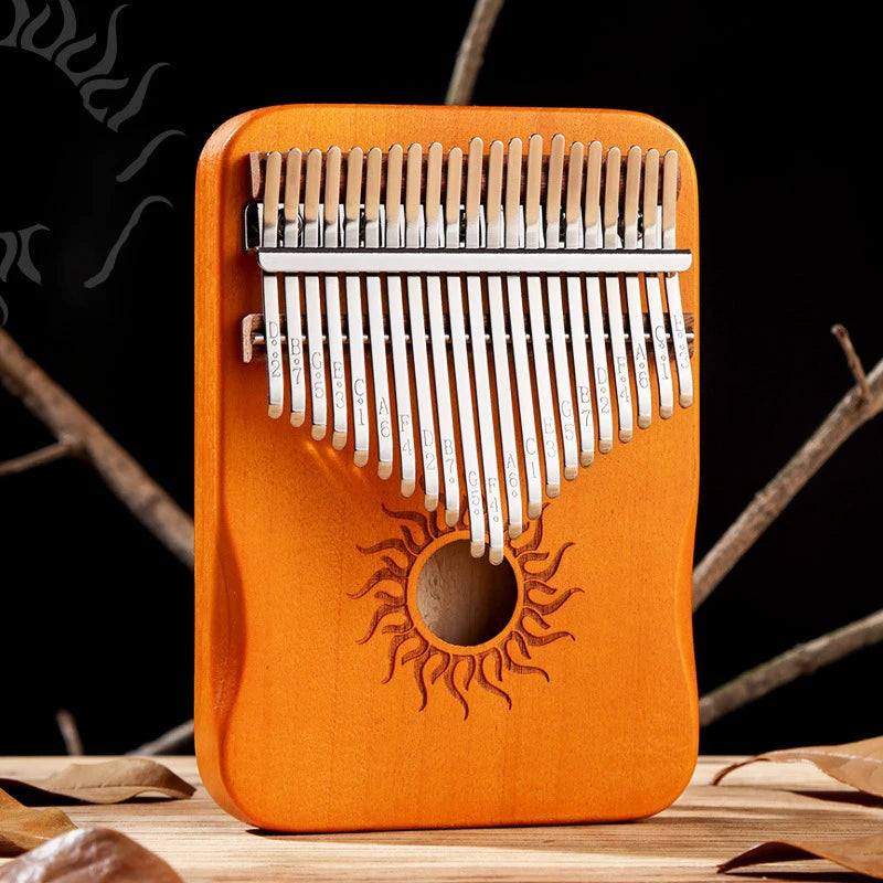 Hluru Maple Kalimba – 17-21 Key Acrylic Thumb Piano
