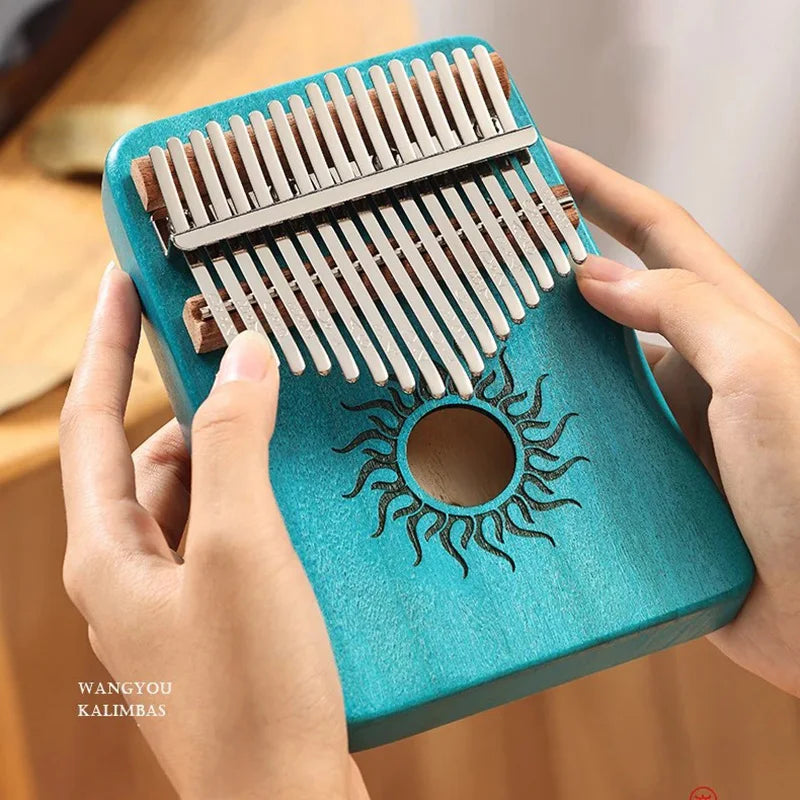 Hluru Maple Kalimba – 17-21 Key Acrylic Thumb Piano