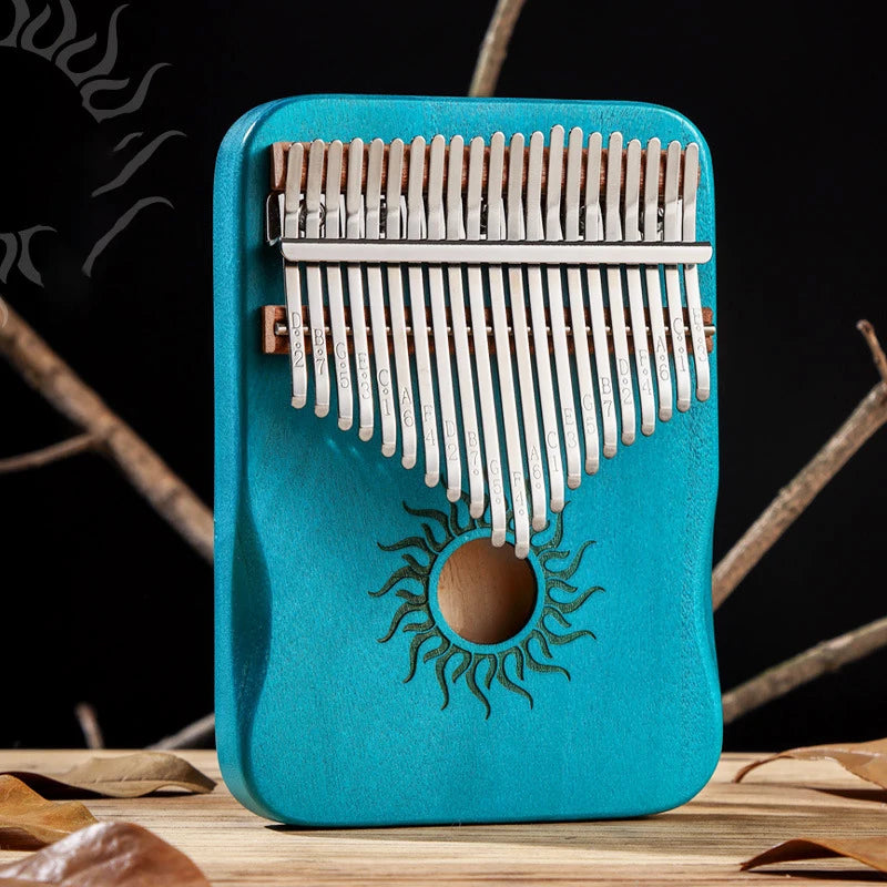 Hluru Maple Kalimba – 17-21 Key Acrylic Thumb Piano