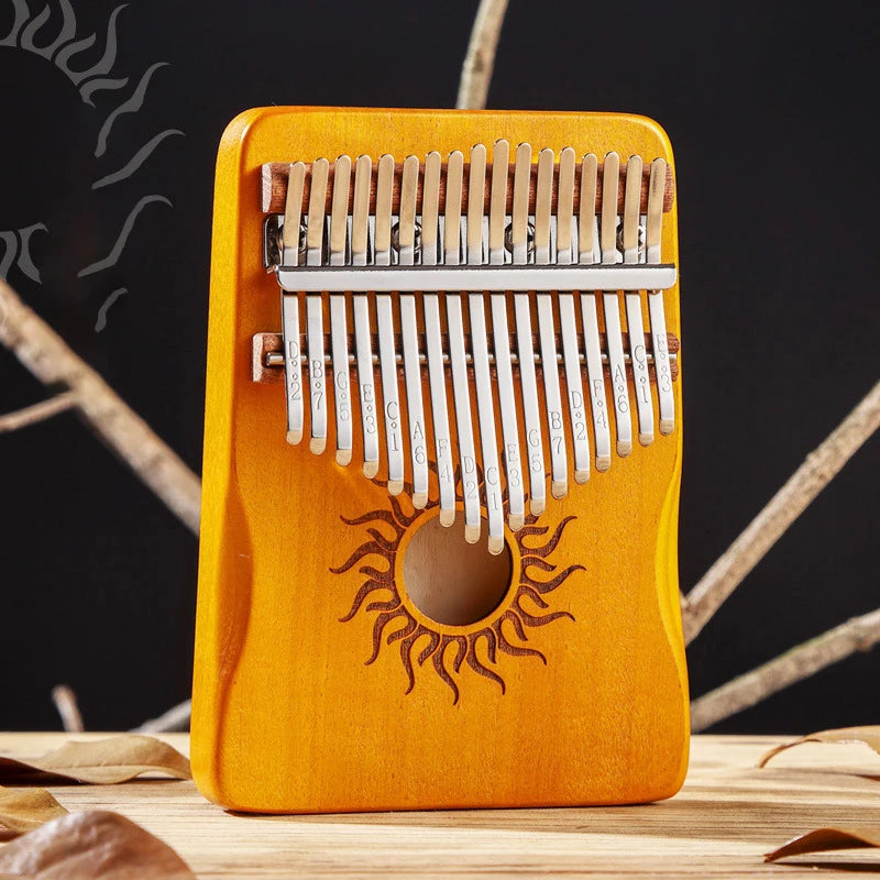 Hluru Maple Kalimba – 17-21 Key Acrylic Thumb Piano