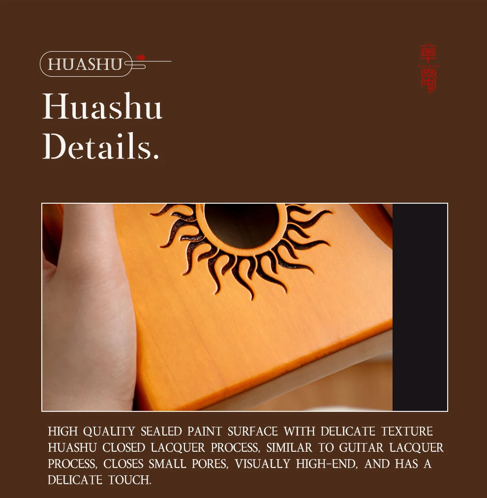 Hluru Maple Kalimba – 17-21 Key Acrylic Thumb Piano