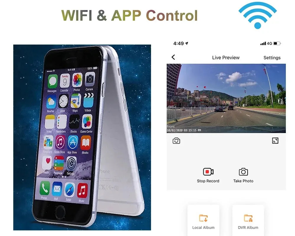 HD WiFi Dash Cam